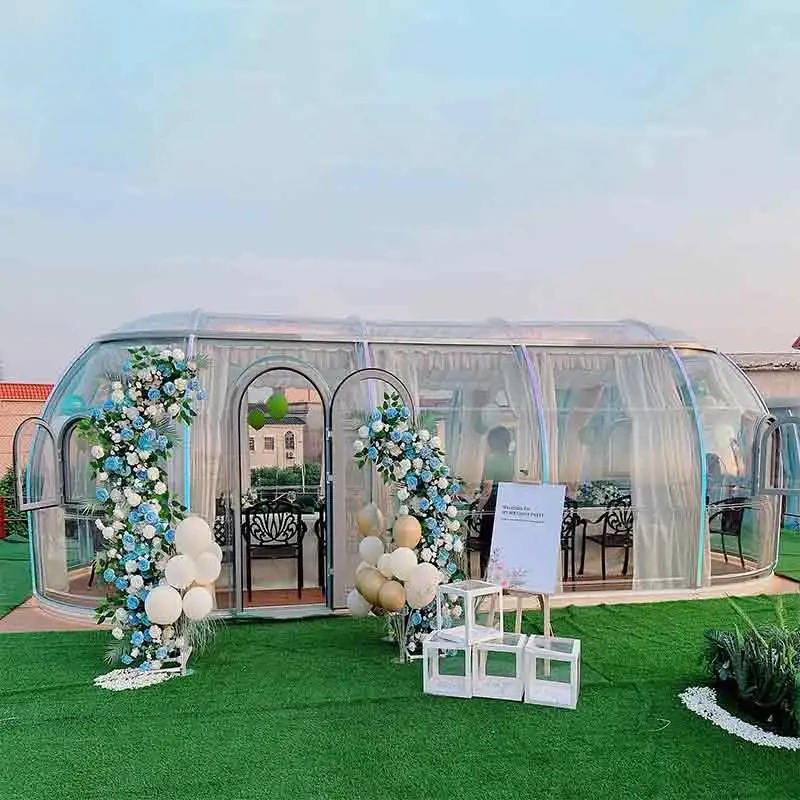 Outdoor Bubble Camping Transparent Starry Sky Dome Tent Igloo Tent Waterproof PC Dome Tent  5 years free warranty