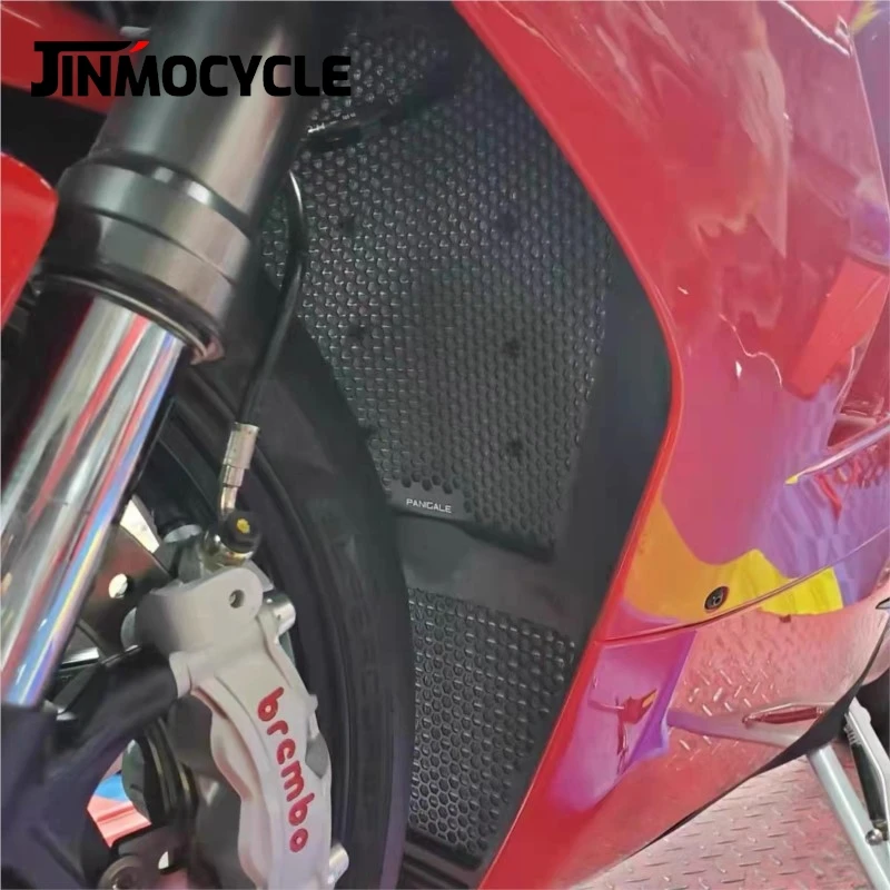 

Motorcycle Radiator Grille Grill Guard Cover Protector For Ducati Panigale / Streetfighter V4S V4 V4SP V4SP2 2020-2022-2023-2024