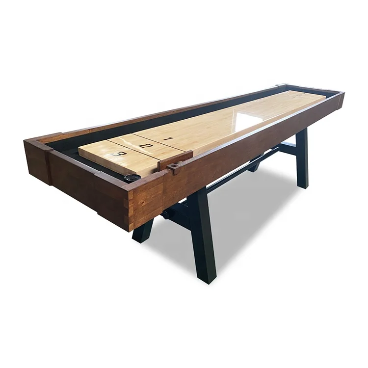 

Factory Price 9-Foot Shuffleboard Table Portable Indoor Outdoor Arcade Game for Home Entertainment