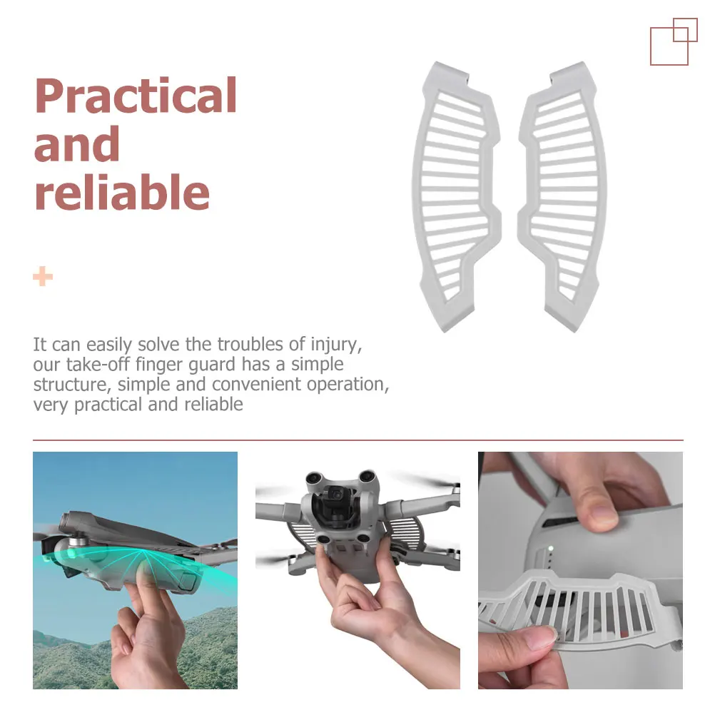 

-On Flight Finger Shield Protector Durable Take-Off Guard Fence Practical for Family