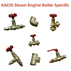 KACIO Valves Model, Micro Straight-Through Valves, Angle Valve, MINI Manual Flow Control Valves for Steam Engines Boilers Models