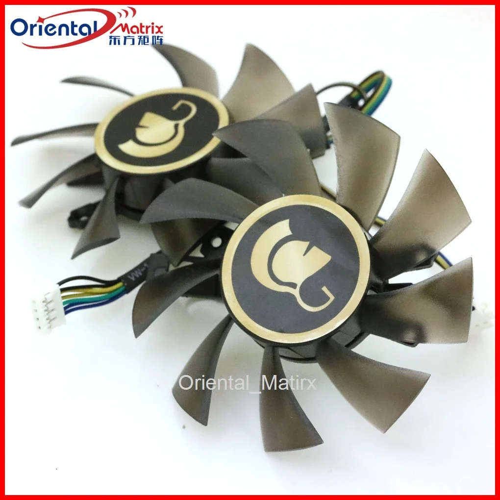 

2pcs/lot GA82S2H PFTB 75mm 12V 0.36A GPU Fan For LEADTEK RTX2060S 2070 Gallardo Graphics Video Card VGA Fan