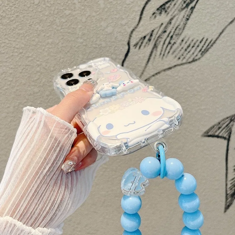 Y2k Cinnamoroll Kawaii Sanrio Anime Etui na telefon do Cute Cartoon iphone15 14Promax Mini Xr Xsmax Apple Shell Prezenty dla dziewczynek