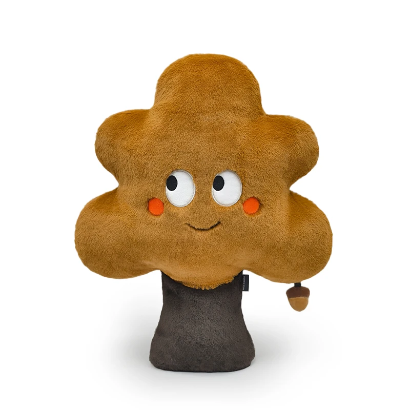 1Pc 55cm Cartoon Tree Plush Toy Kawaii Brown Tree Apple Tree Dolls Creative Home Decoration Gift