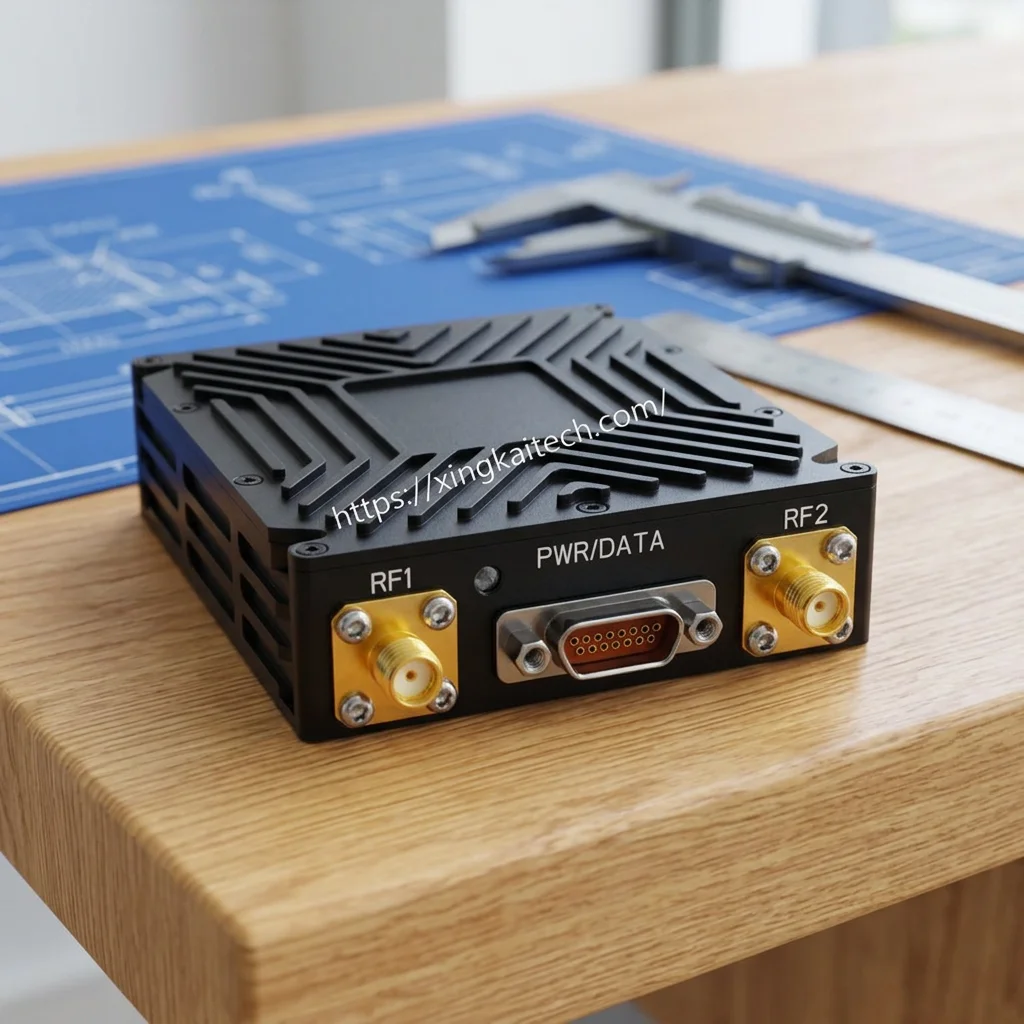 Robust 2*2W Vehicle IP MESH Transmitter SDR Airborne Module for Safe Guard Security HD 4k Video Transmitter and Receiver