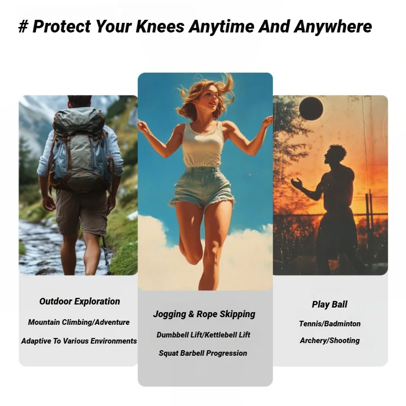 قابل للتعديل بولي كلوريد الفينيل الركبة الرضفة الفرقة وتر دعم حزام هدفين امتصاص الصدمات ضغط حزام منصات الرياضة الحماية #4