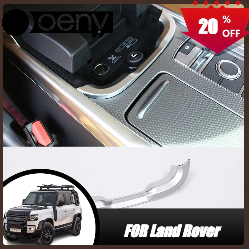 

Fit For Land rover Range Rover Sport RR Sport 2018 Year model ABS Plastic Central Control Armrest box Strips Trim