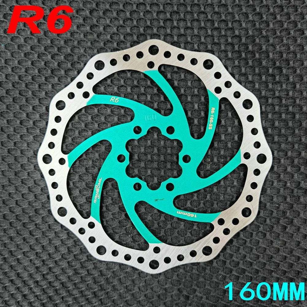 MTB Bike Rotor Bicycle Floating Rotor, 160/180/203MM Disc Brake Rotor, Dense Hollow Design, Suitable For Long Distance Riding