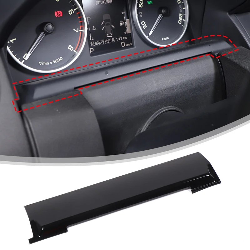 1 Buah ABS Perak untuk Land Rover Discovery 4 LR4 2010-2016 Stiker Dekoratif Panel Bawah Dasbor Mobil Aksesori Interior Mobil