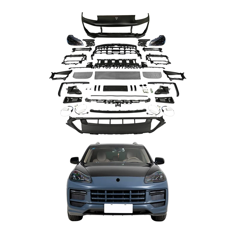 

For Cayenne 2008-2010 Car Modification Upgrade 2024 GTS Front Bumper Assembly