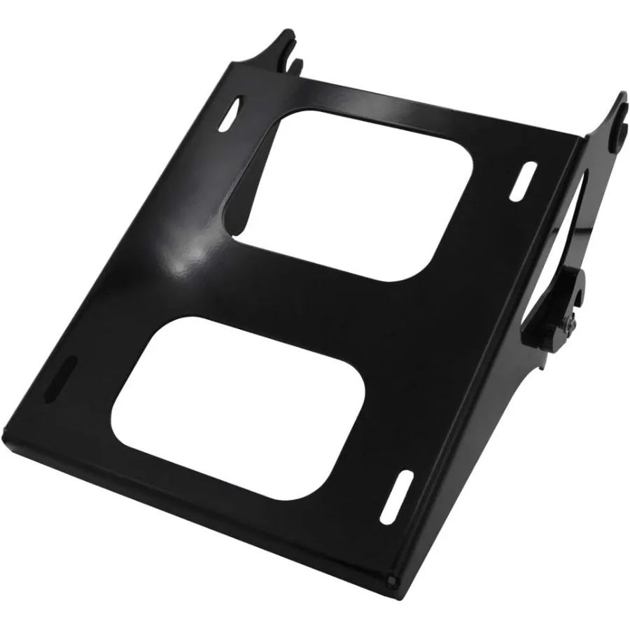 رف أمتعة مثبت على حزمة جولة من TwoUp مع مجموعة أدوات لرسو السفن ذات 4 نقاط لدراجة Harley Touring Road Glide Electra Glide Road King Stre