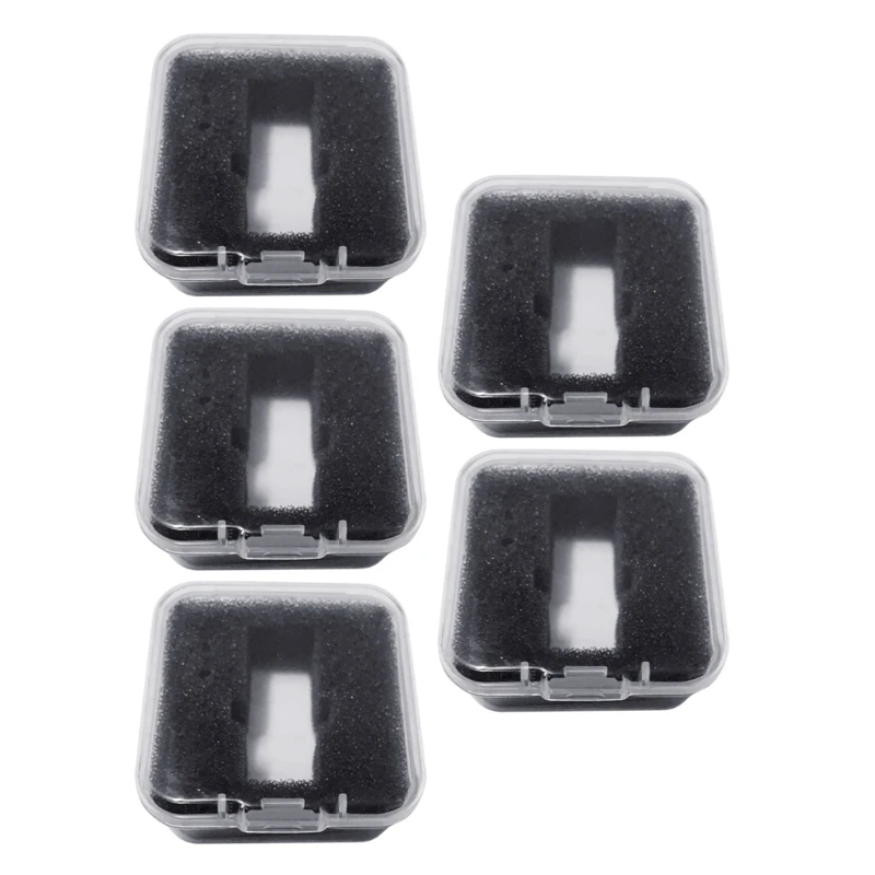 5/10Pcs Transparent Record Player Cartridge Cover Storage Headshell Phono Stand Protect Dust Box Turntable Record Dropship