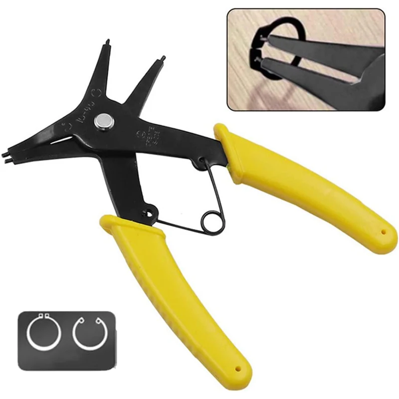 Circlip pliers internal and external circlip pliers retaining ring pliers inner card outer retaining ring pliers car repair tool