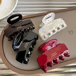 Hair Clip Light Luxury Shark Clip High-end Feeling Hair Accessories Girl Woman Small Grab Clip Side Hair Clip