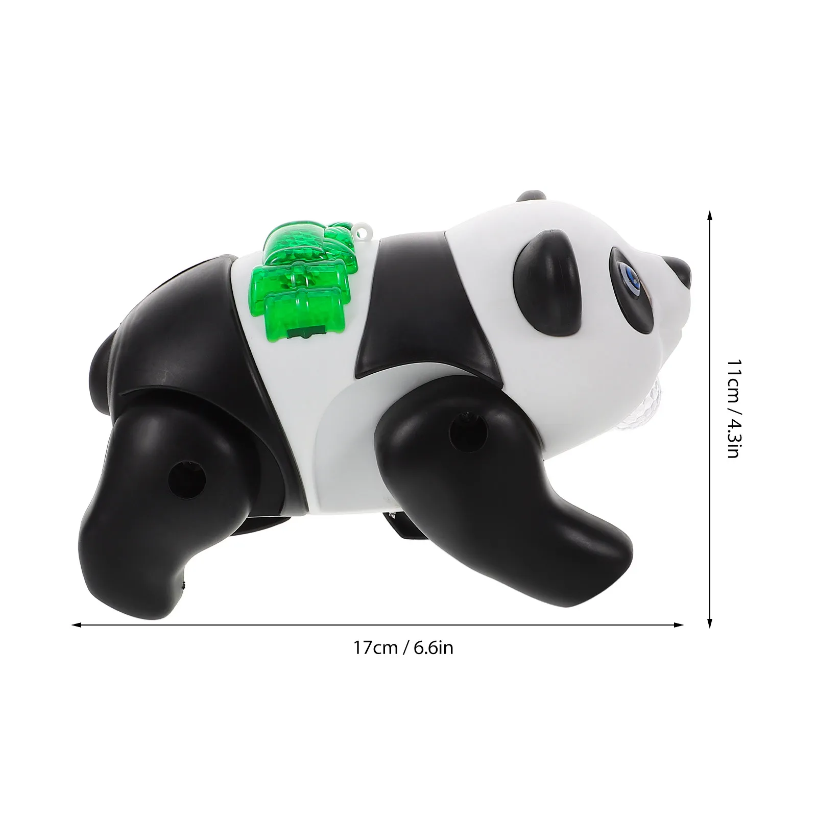 Electronic Walking Panda with Music LED Lights Interactive Crawling Singing Panda Pet for Kids Home Kindergarten