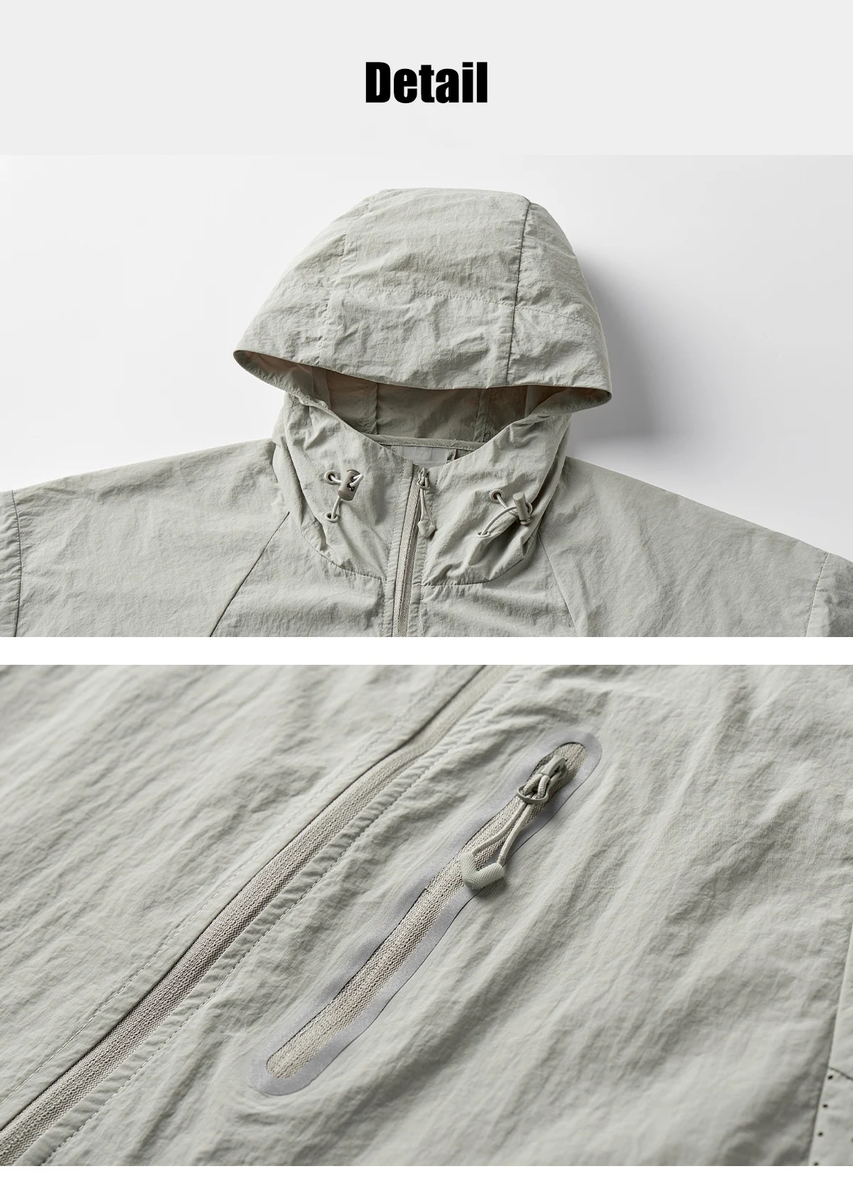 Summer Men Jacket Underarm Mesh Breathable Coat UPF 100+UV Skin Protective Jacket Women Reflective Strips Hiking Camping Jacket