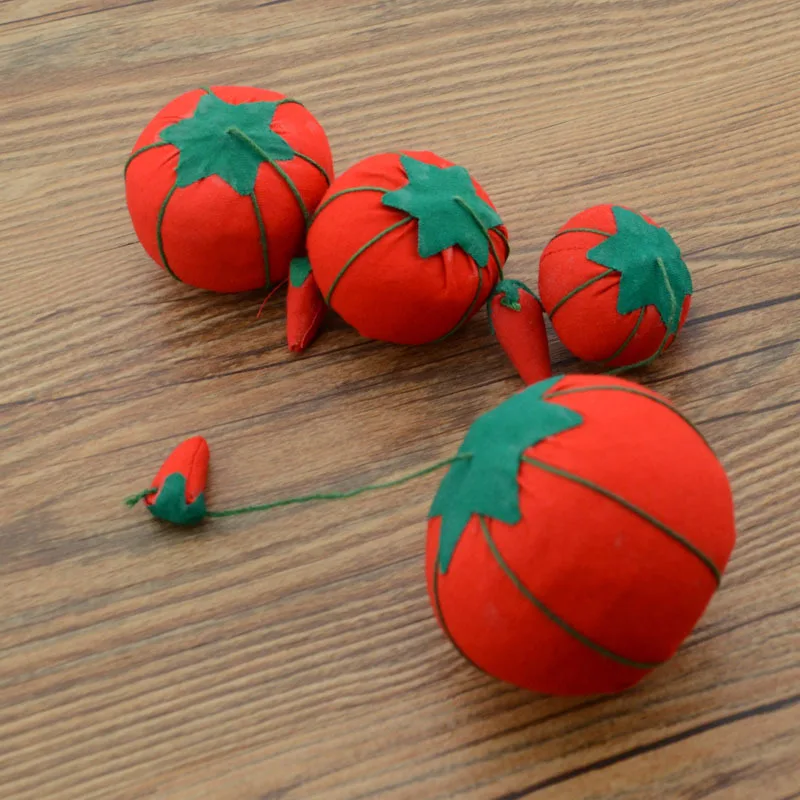 Tomato Pin Cushion with Strawberry Emery, DIY Sewing Accessory