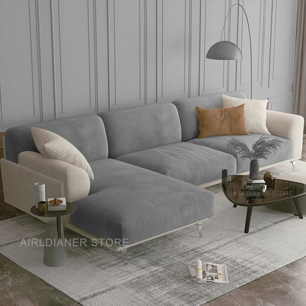 Soft Velvet Sofa Covers Plain Warm Seat Covers Luxury Elastic Sofa Couch Slipcovers Living Room Chaise Lounge Case Pet Home