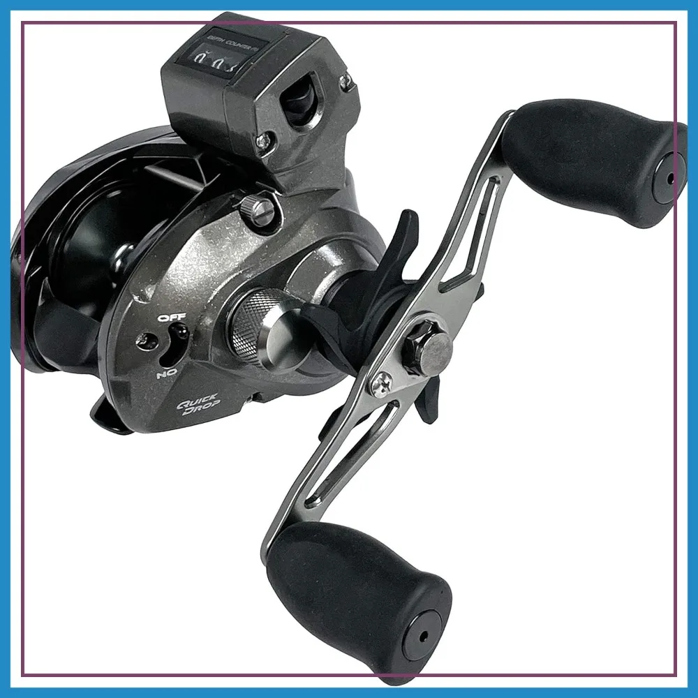 

Low Profile Line Counter Trolling Reel with Graphite Frame