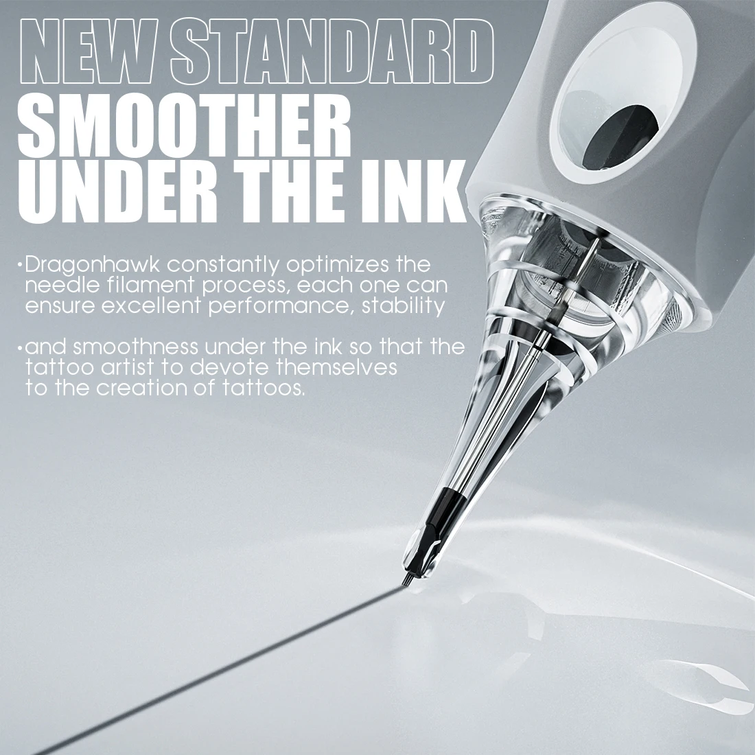 Dragonhawk Deluxe Edition Tattoo Cartridge Naald RL Wegwerp Gesteriliseerde Veiligheid met Siliconen Hoesje voor Make-up Permanent