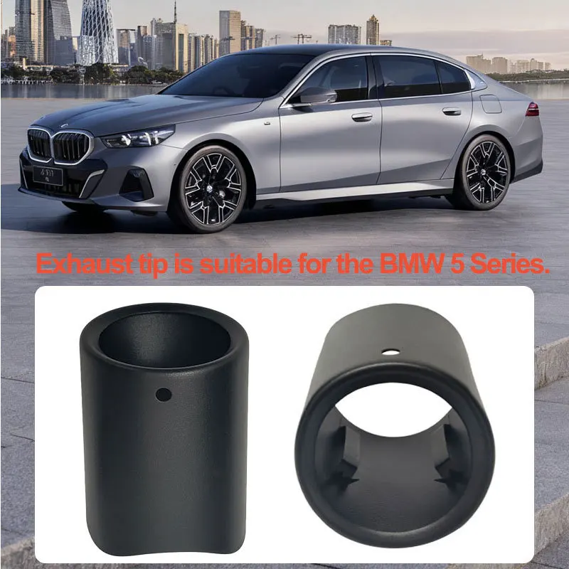 BMW 5シリーズ 520Li、523Li、535Li、528Li、325Li用 マットブラック エキゾーストテールパイプ