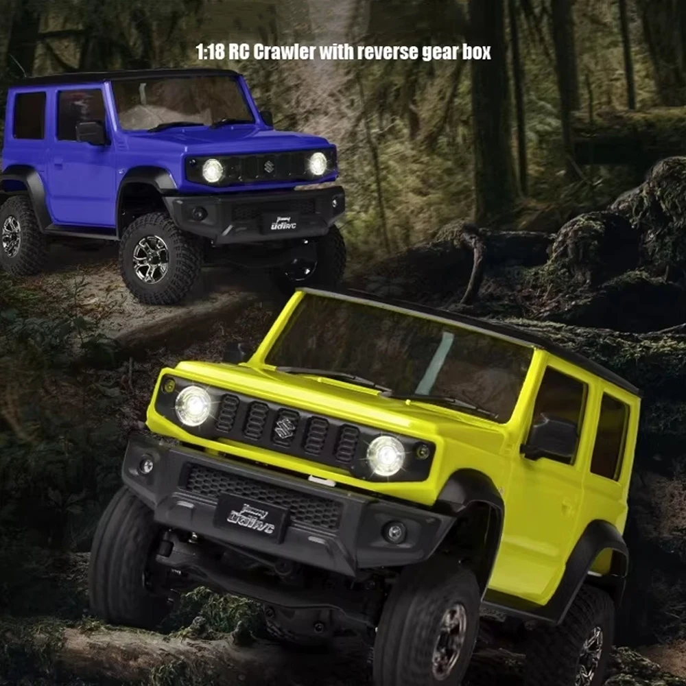 รถบังคับวิทยุ UDIRC รุ่น 1/18 UCX2402 ขับเคลื่อน 4 ล้อ แบบออฟโรด พร้อมระบบถอยหลัง จำลองกล่องเกียร์  แบบพร้อมใช้งาน (RTR) ของเล่นรถปีนเขา