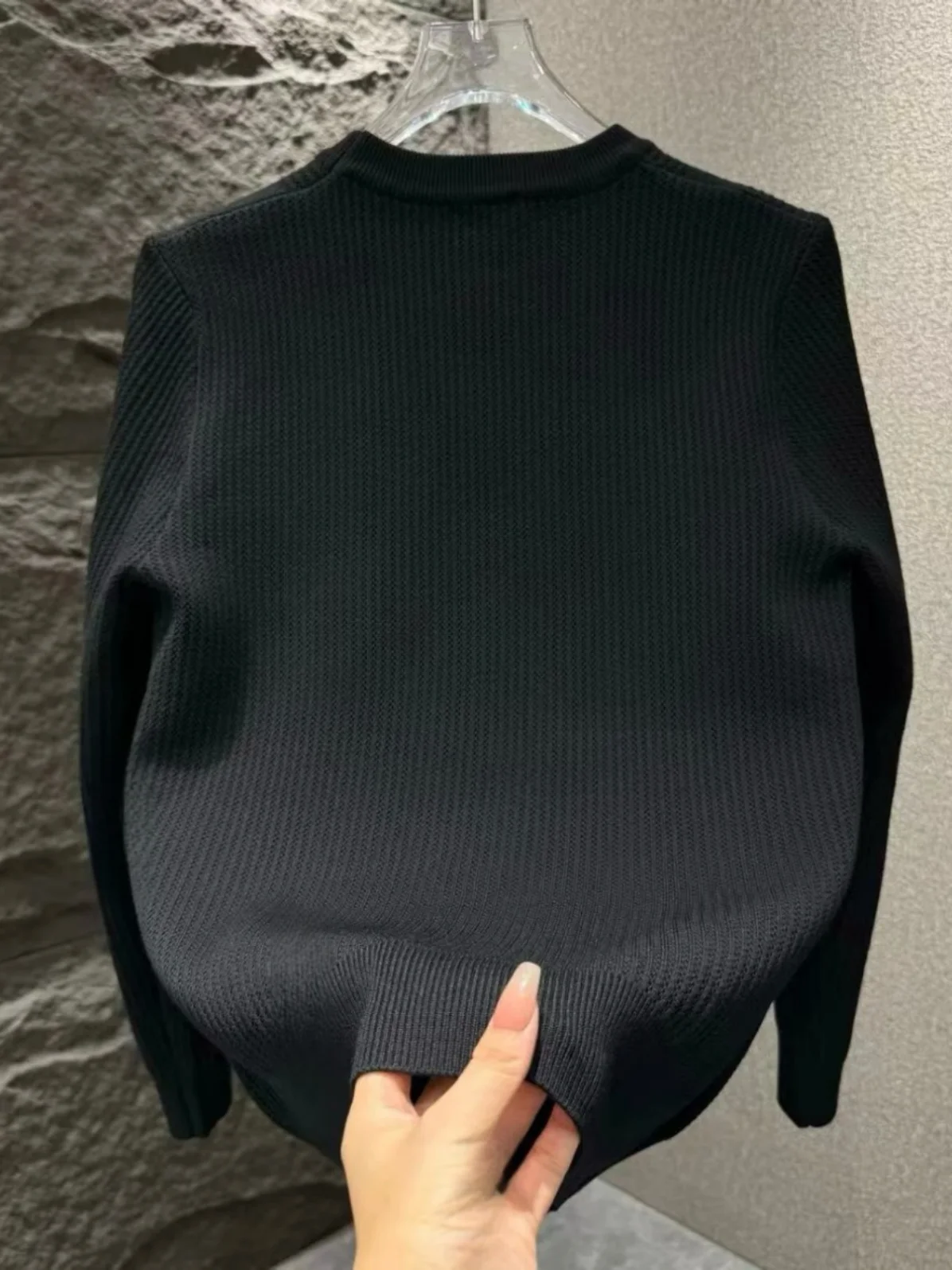 

Мужской трикотажный лонгслив с круглым вырезом, базовый слой, повседневный, из полиэфирного волокна, летний, модный