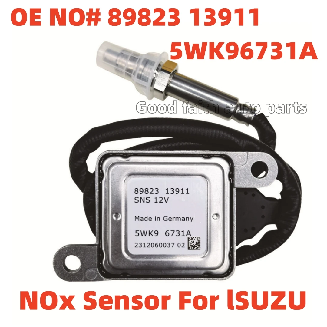 5WK96731A 5WK96731 89823 13910 Nitrogen Oxygen NOx Sensor For ISUZU NPR NPR-HD NQR NRR Reach 4JJ1 3.0L 4HK1 5.2L