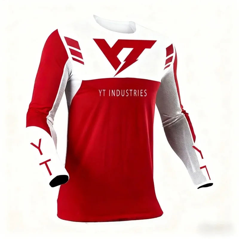 بدلة ركوب الدراجات الجديدة لعام 2026، بدلة سريعة الجفاف مطبوعة ثلاثية الأبعاد، بدلة ركوب الدراجة الجبلية للطرق الوعرة للرجال، بدلة سباق على الطرق الوعرة. #1