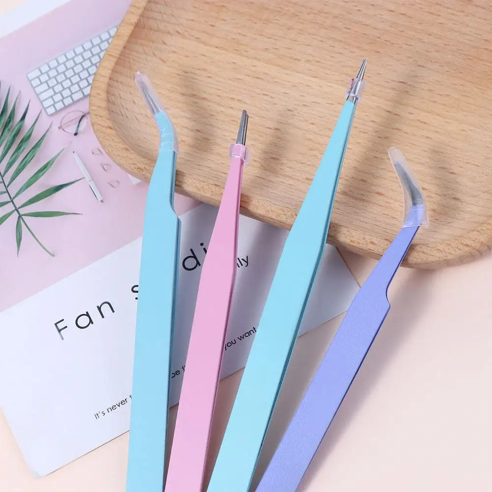 Ferramentas, Fita Adesiva, Ferramenta, Acessórios para Caderno, Acessórios para Diário, Pinça de Unhas de Aço Inoxidável, Pinça Cor Macaron, Alicate de Corte