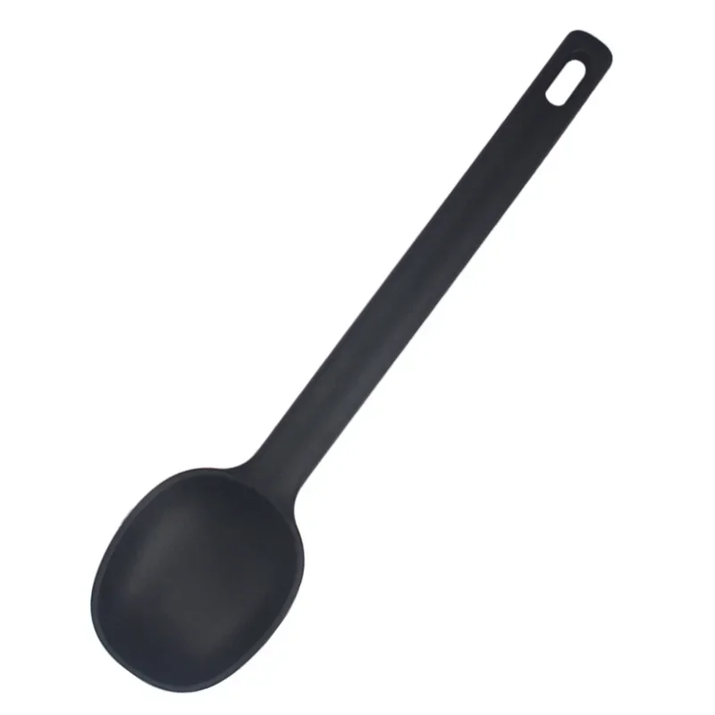 Silicone Large Stirring Spoon Salad  Cooking Seasoning Spoon Ice Cream Cake Spoon Kitchen Tool Silicone Kitchenware