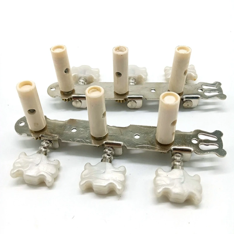 One Pair Guitar Tuning Pegs Machine Tuners White Machine Head For Classic Guitar Guitar Part Accessories