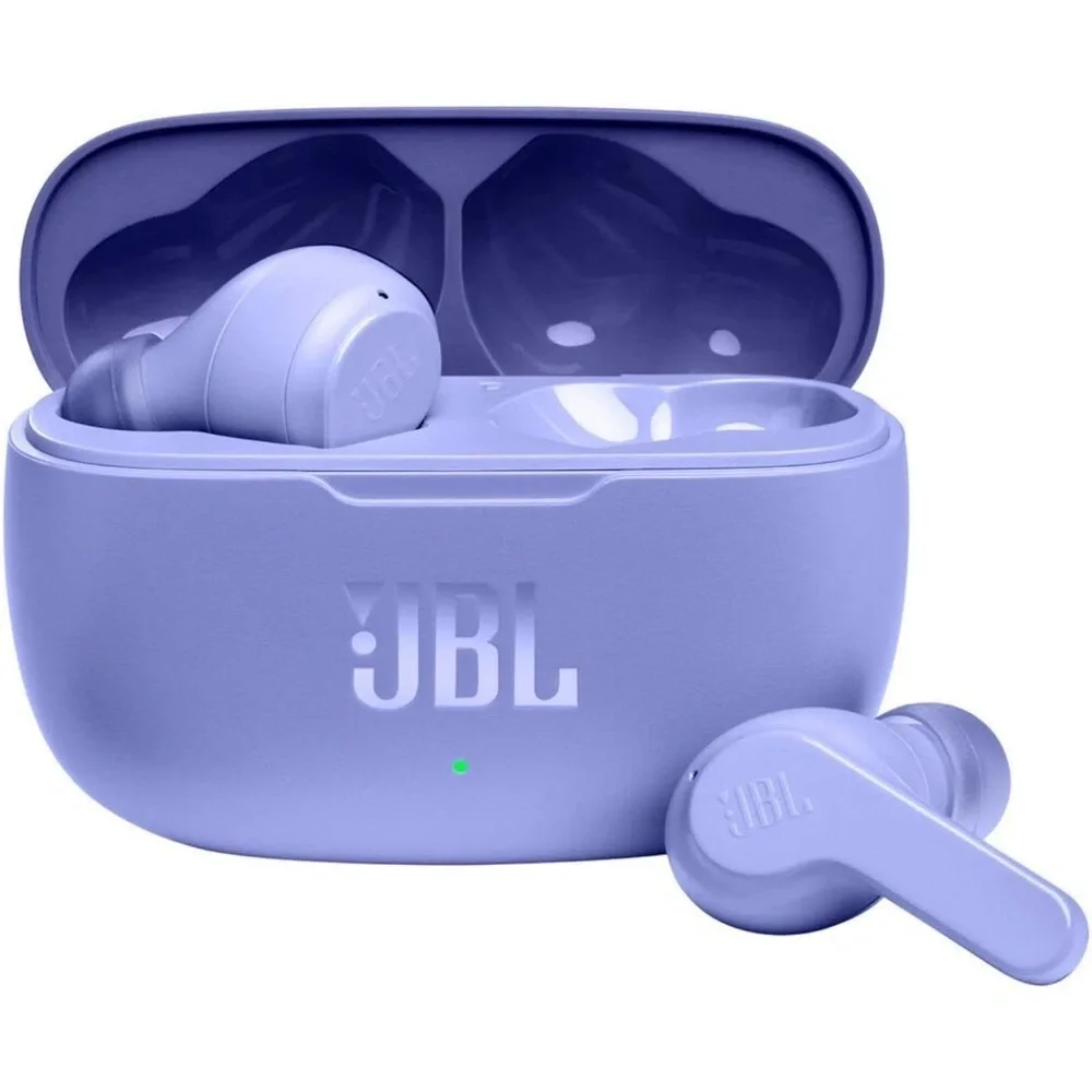 سماعات أذن JBL Wave 200TWS True اللاسلكية مع تقنية Bluetooth ومساعد الصوت - عمر بطارية يصل إلى 25 ساعة