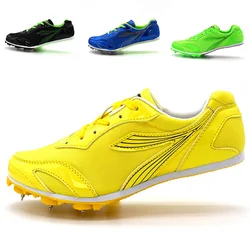 Professional Track And Field Shoes Men And Women Spike Sneakers Running Athlete Sport Shoes Breathable Track Training Shoes