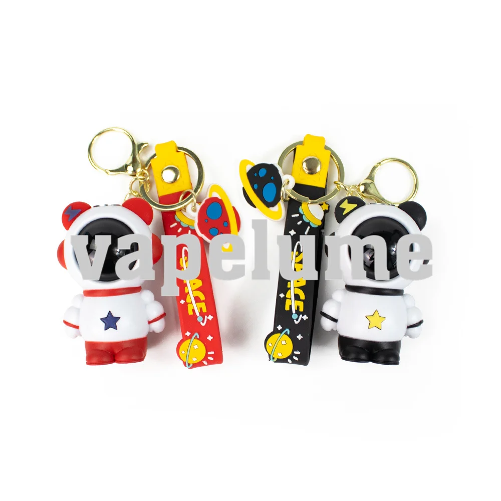 1PC Spaceman Rechargable Battery 510 Threaded Cart Base Preheat Pen with Screen 3 Levels Pods Key Chain Lobster Clasp Gift Set