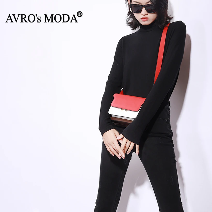 

AVRO's MODA Brand Fashion Handbag Women Genuine Leather Shoulder Bag Ladies High Quality Crossbody Messenger Flap Bag