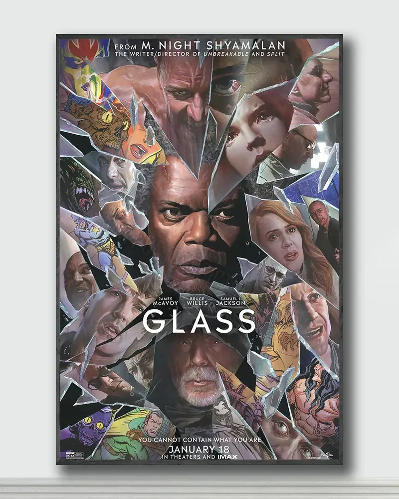 NJ157 Glass Movie 6 Silk Posters and Prints wall art Art Poster Home Decor