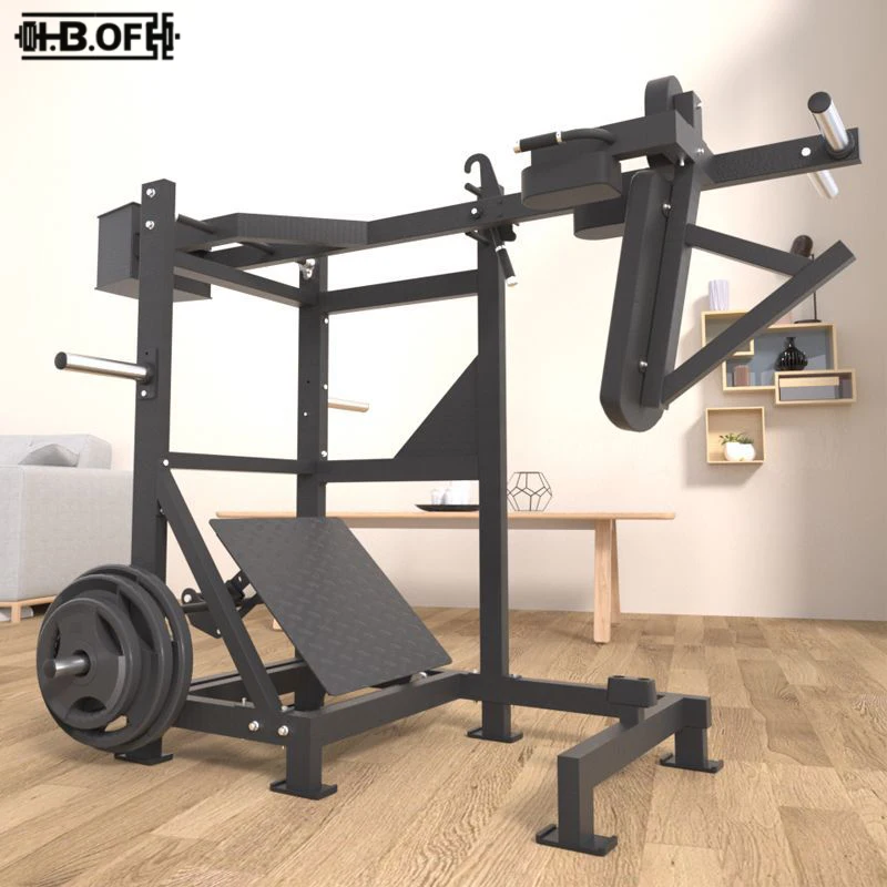 Pendulum Squat Trainer Hip Raise and Leg Extension Machine Commercial Gym Hack Large Fitness Equipment
