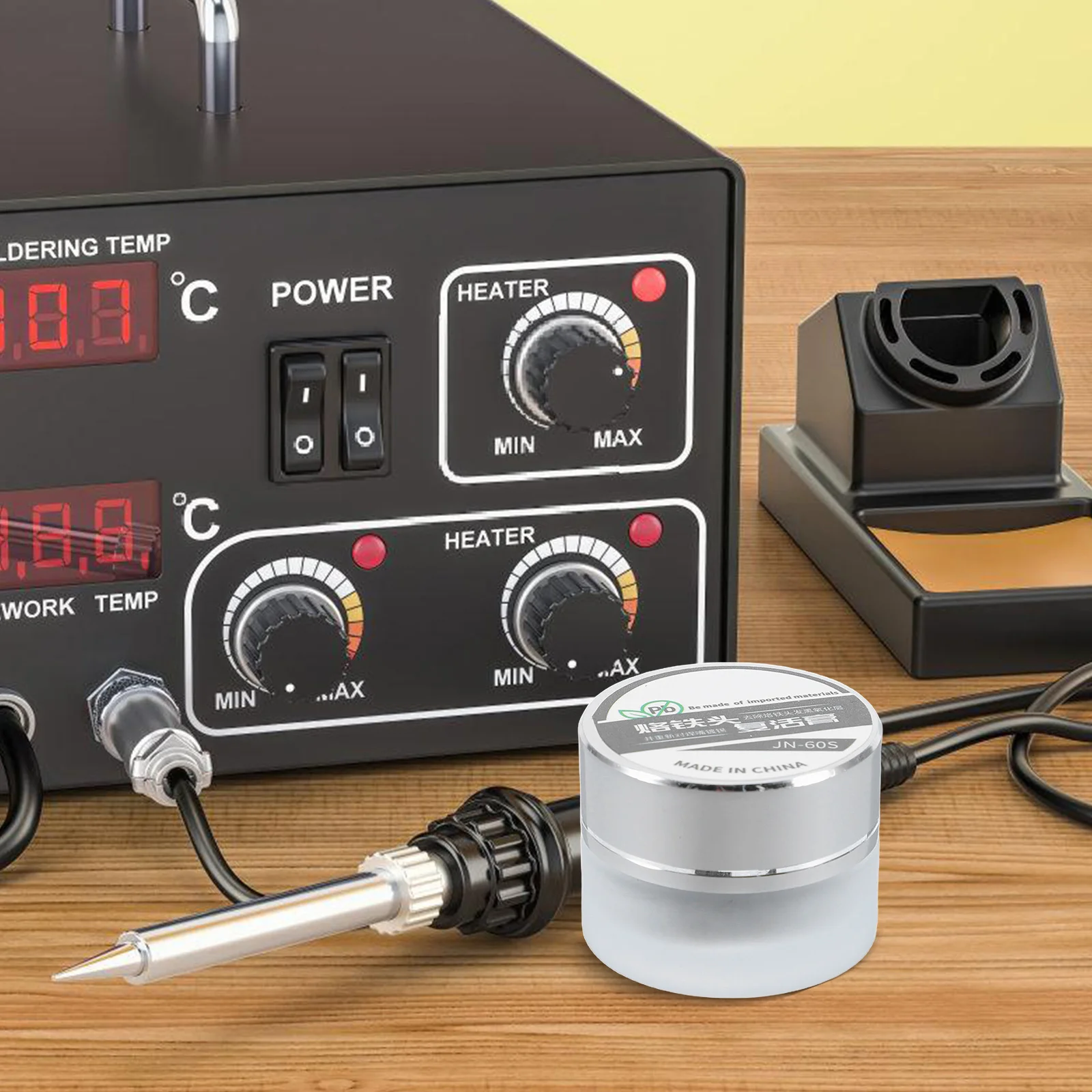 

Soldering Iron Tip Rejuvenation Paste Effective Tip Cleaner Flux Tinning Compound for Electronics Soldering Accessories