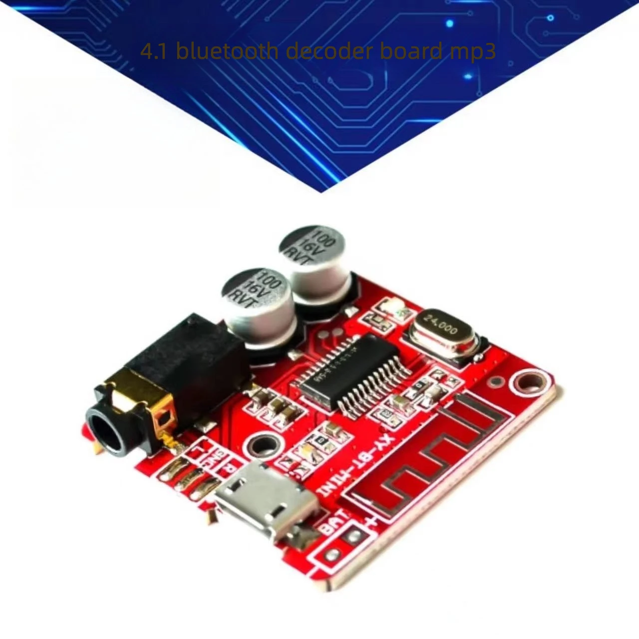 

3pcs XY BT Mini Bluetooth 4.1 Decoder Board MP3 Lossless Audio for Car Speaker Amplifier DIY Modification