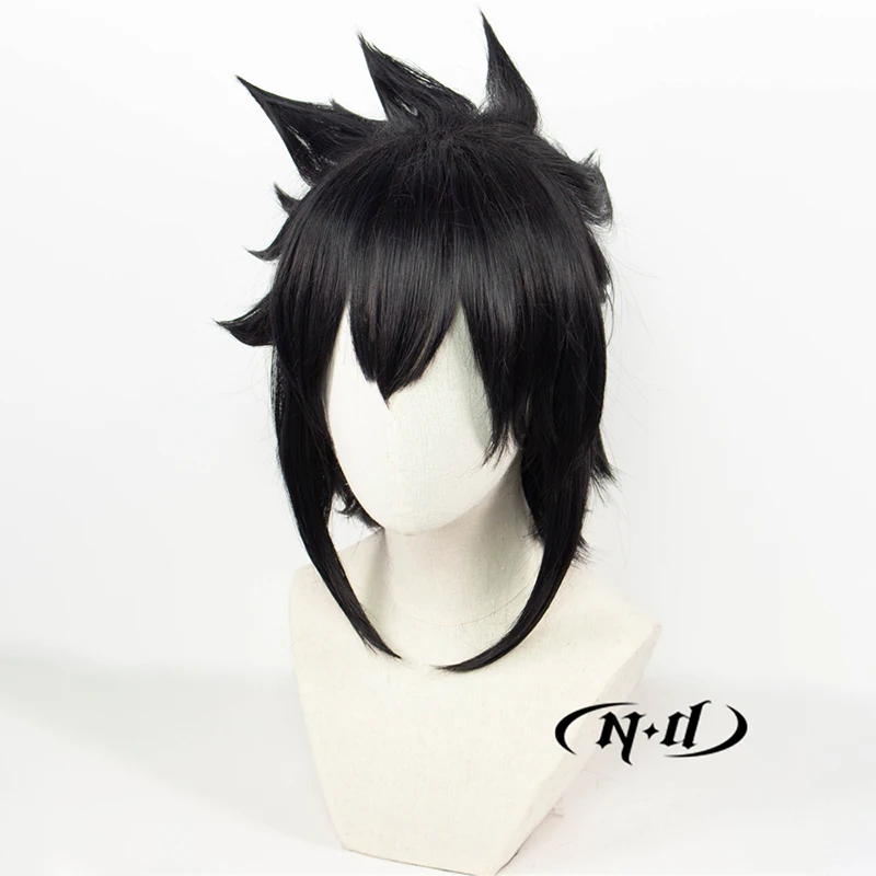 ND Sasuke Uchiha Cosplay perruque postiche Anime Cosplay perruque de cheveux pour Comic Con Coser Costume thème fête résistant à la chaleur