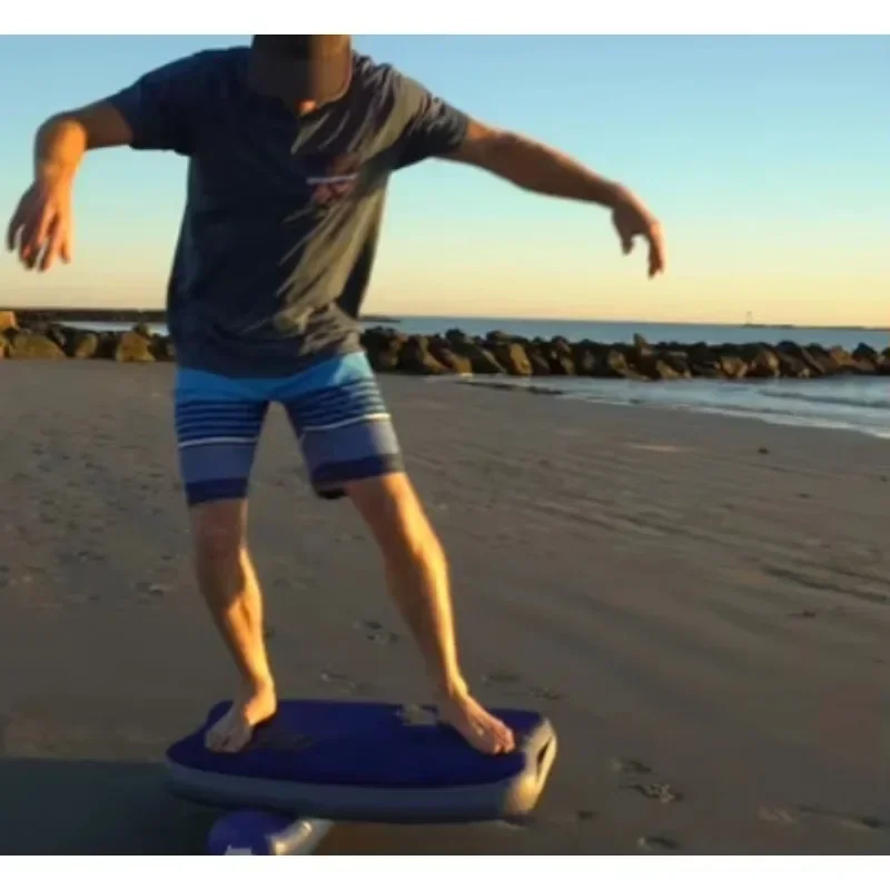 Newly Upgraded Balance Training Platform With Rollers Air Cushion Yoga Swing Inflatable Board