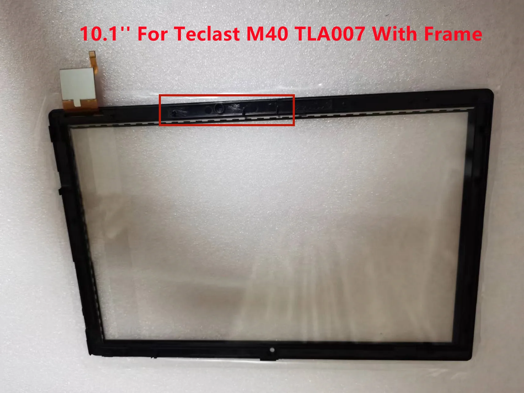 Imagem -03 - Touch Screen Digitizer Painel Sensor de Vidro com Moldura 100 Testado Apto para Teclast M40 Tla007 Não M40 Pro 101 Polegadas Original Novo