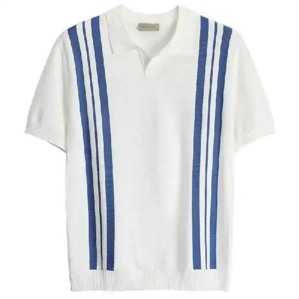 

Faionable Summer Men's irt Ice Silk ort SVE Youth Ultra Slim Fit Pure Cotton Warmth Modern Sle Henry Collar