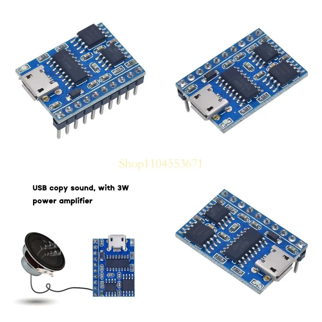 

Best Seller JQ8400-FL-10P Voice 32M Memory Modules USB Serial Port Control Directly Copy MP3 Sound Quality