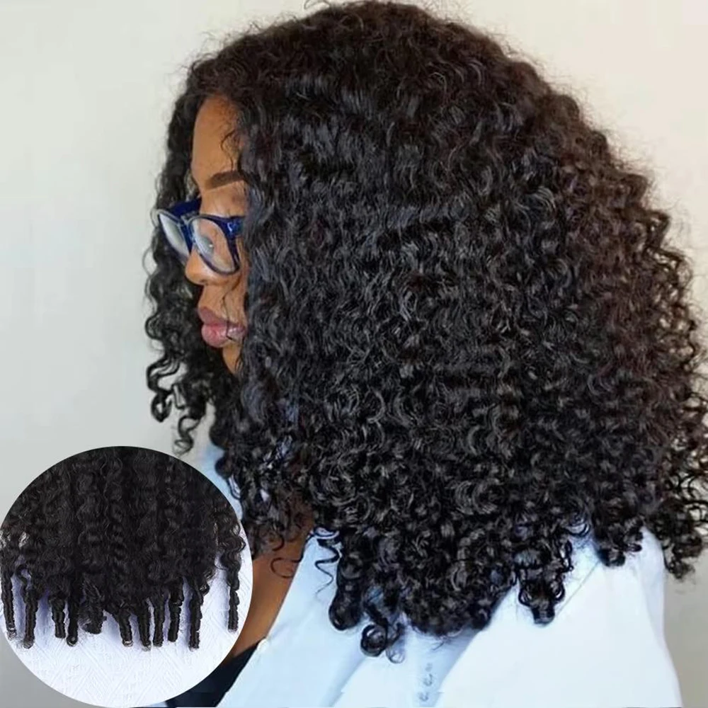 Glueless Lace Frontal Burmese Curly Human Hair Wig 13x6 Remy Human Hair Pre Plucked No Glue Required Bouncy Soft Curls Natural Looking Wigs For Women