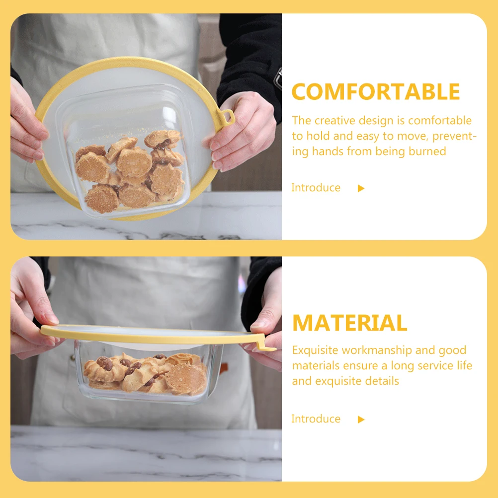 

4Pcs Universal Silicone Sealed Food Preservation Covers Fresh Keeping Bowl Lids Microwave Pan Airtight Lids Fresh-Keeping Covers