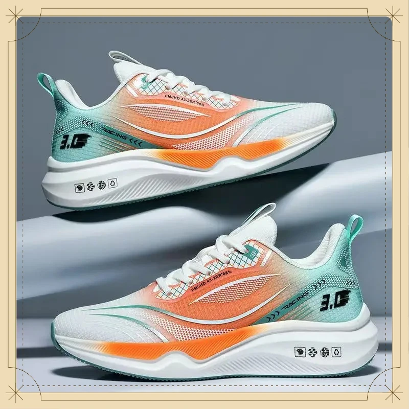 2026 New Student Running Shoes Summer Shock Absorb Rebound Cushion Sneakers Men