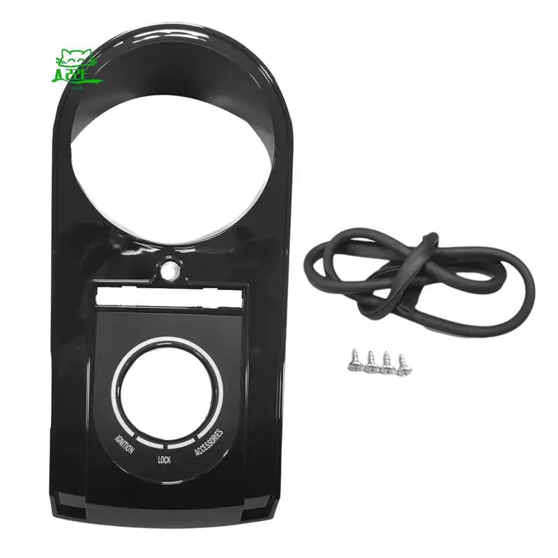 

A22E-Motorcycle Dash Panel Cover For Heritage Softail FXST Custom FXSTC 2000-2010 Black Speedometer Speedo Cover