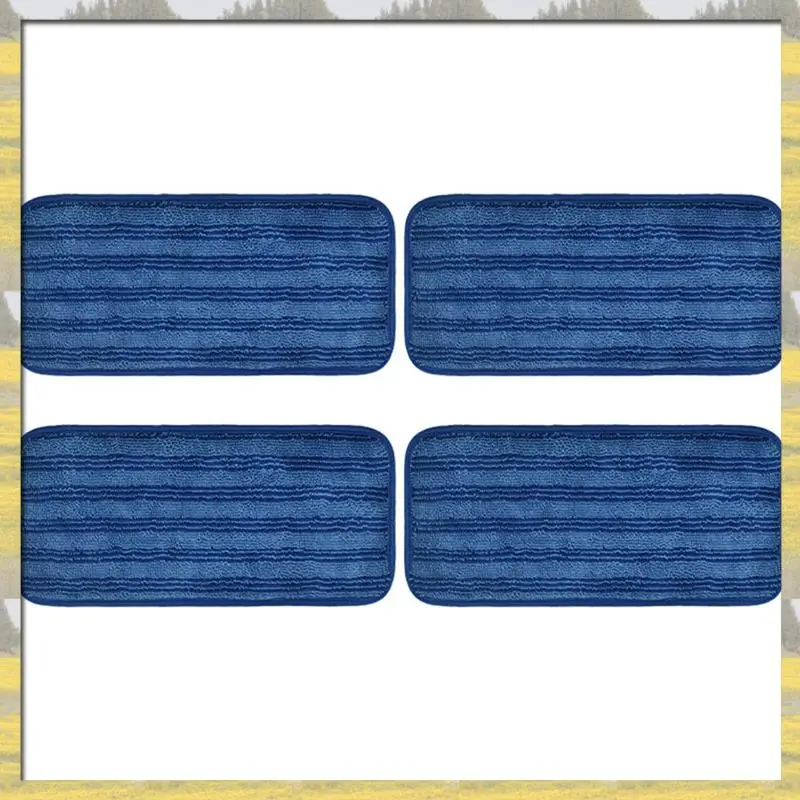 

Hot Sale 4PCS Reusable Mop Pads For Swiffer Mop Refills Pads 12Inch Replacement Mop Pads For Wood&Multi-Surface Floor Cleaning